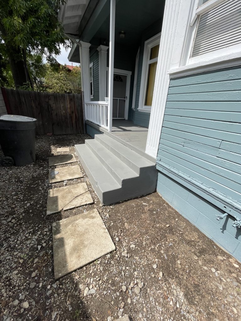 Painted home