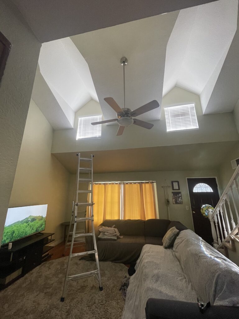 vaulted ceiling