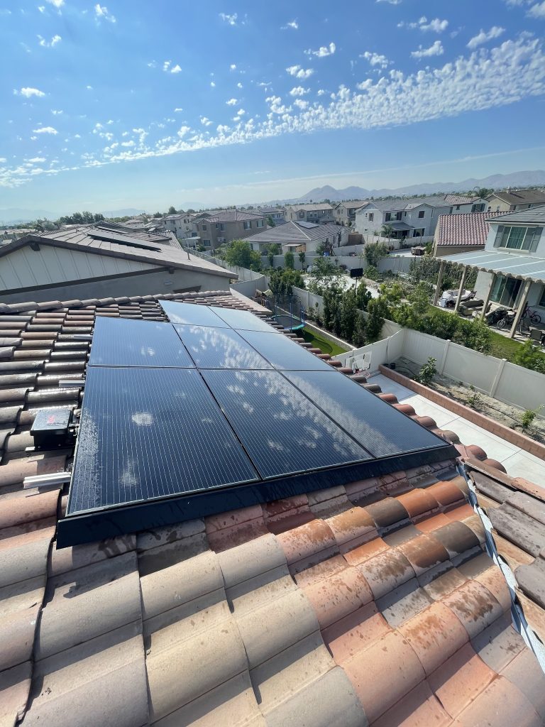 Solar panel cleaning
