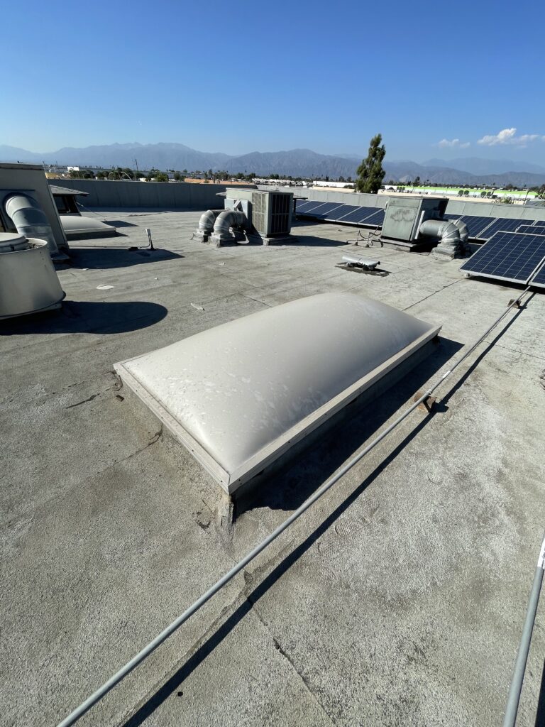 Skylight cleaning